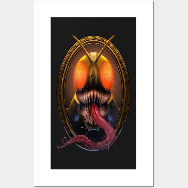 Kamen Rider Symbiote Wall Art by ruangsempit